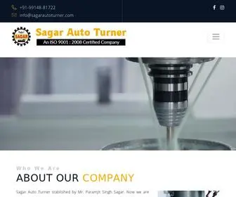 Sagarautoturner.com(Heavy Duty Shaper Manufacturers In Ludhiana) Screenshot