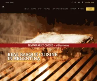 Sagardi.com.ar(Restaurante Sagardi Cocineros Vascos en San Telmo) Screenshot