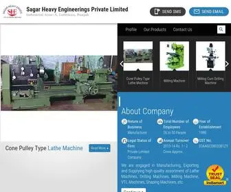 Sagarheavy.in(Sagar Heavy Engineerings Private Limited) Screenshot