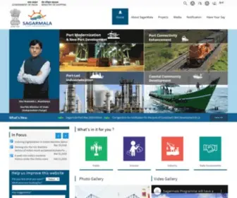 Sagarmala.gov.in(Sagarmala Development Company Limited) Screenshot