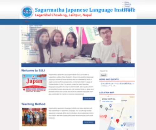 Sagarmathanepal.edu.np(Sagarmatha Japanese Language Institute) Screenshot