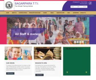 Sagarparaptti.org.in(SAGARPARA T.T.I) Screenshot