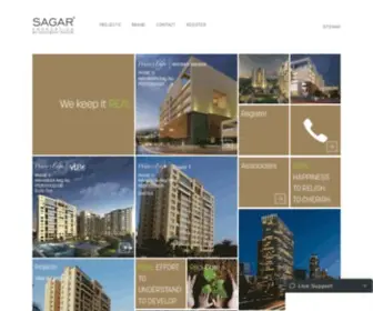 Sagarproperties.com(Premium flats in Pune) Screenshot