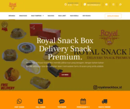 Sagasnack.com(Royal Snack Box) Screenshot