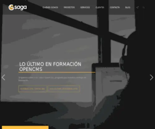 Sagasoluciones.com(Saga Soluciones Tecnológicas) Screenshot