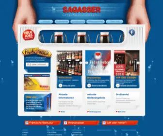 Sagasser.de(SAGASSER Getränkefachmärkte) Screenshot