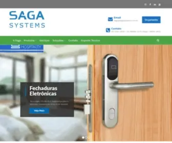 Sagasystems.com.br(Saga Systems Brasil • Há 12 anos construindo uma hotelaria mais segura) Screenshot