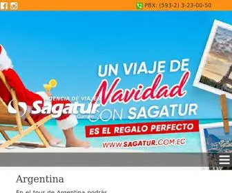 Sagatur.com(Agencia de Viajes Internacional ubicado en Quito) Screenshot