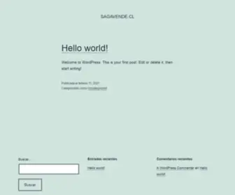Sagavende.cl(Sagavende) Screenshot