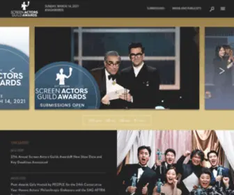 Sagawards.com(Awards®) Screenshot