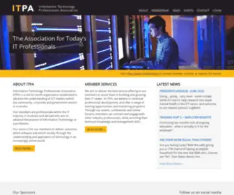 Sage-AU.org.au(Information Technology Professionals Association) Screenshot