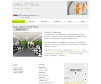 Sage-Fitness.com(Sage Fitness) Screenshot