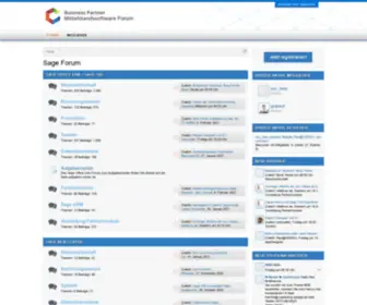 Sage-Forum.de(Sage Forum) Screenshot