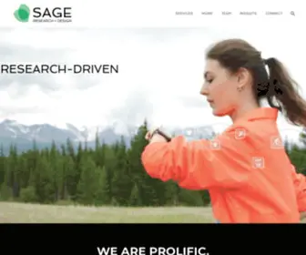 Sage-Research.com(Sage Research) Screenshot
