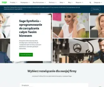Sage.com.pl(Zintegrowane rozwiązania informatyczne (ERP)) Screenshot