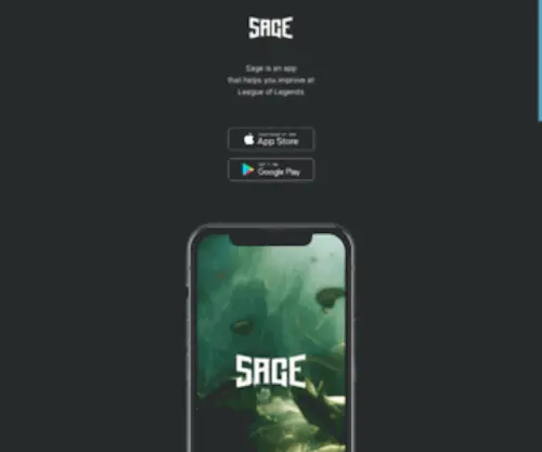 Sage.gg(Sage App) Screenshot