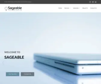 Sageabletech.com(A product company driven by innovation & passion) Screenshot