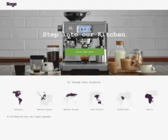 Sageappliances.com(Sage Appliances) Screenshot