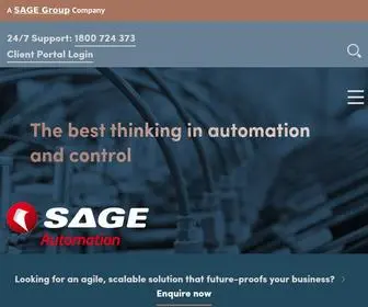 Sageautomation.com(Smart Automation And Control Solutions For Your Business) Screenshot