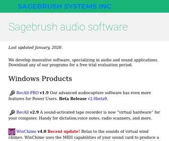 Sagebrush.com(Sagebrush Systems Inc) Screenshot