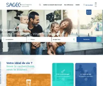 Sagec.fr(Appartements neufs et maisons neuves) Screenshot