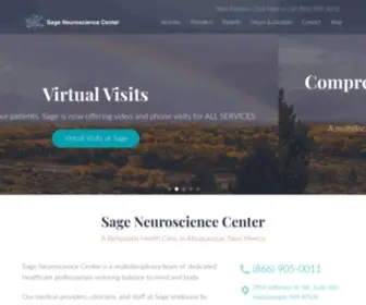 Sageclinic.org(Sage Neuroscience Center) Screenshot