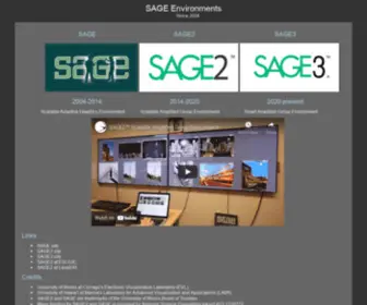 Sagecommons.org(SAGE) Screenshot