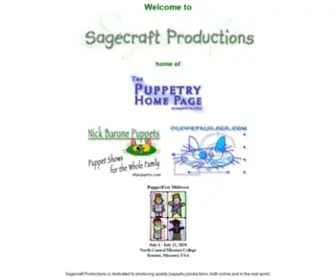 Sagecraft.com(Puppets) Screenshot