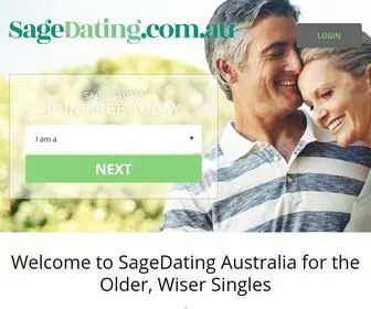 Sagedating.com.au(Sage Dating Australia) Screenshot