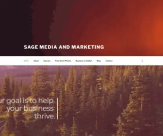 Sagemediamarketing.com(SAGE media and marketing) Screenshot