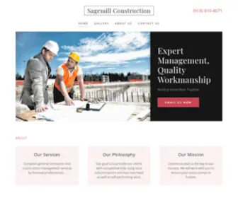 Sagemill.net(Commercial General Contractors) Screenshot