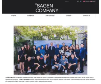 Sagen-Groupe.com(FOR SUSTAINABLE DEVELOPMENT) Screenshot