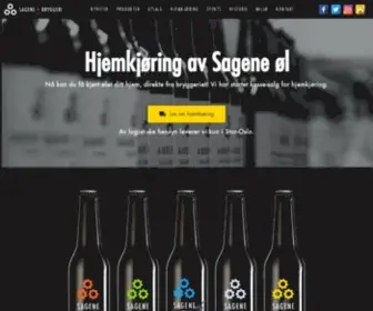 Sagenebryggeri.com(Sagene Bryggeri AS) Screenshot