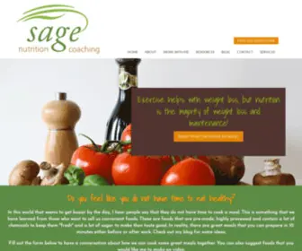 Sagenutritioncoaching.com(Sage Nutrition Coaching) Screenshot