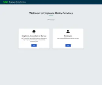 Sagepayrollservices.co.uk(Sage Online Services) Screenshot