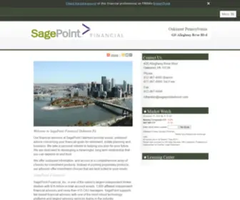 Sagepointoakmont.com(SagePoint Financial) Screenshot