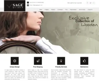 Sagequartz.com(Wall Clock manufacturers) Screenshot