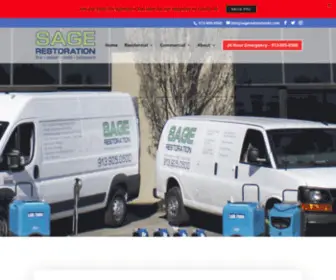 Sagerestorationkc.com(Sage Restoration) Screenshot