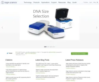 Sagescience.com(The Pippin platform) Screenshot