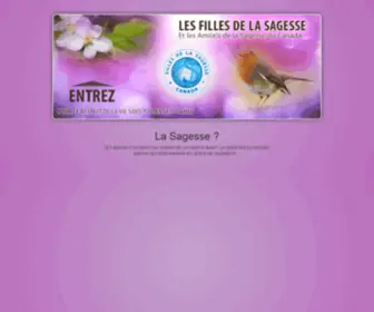 Sagesse.ca(Filles de la sagesse) Screenshot