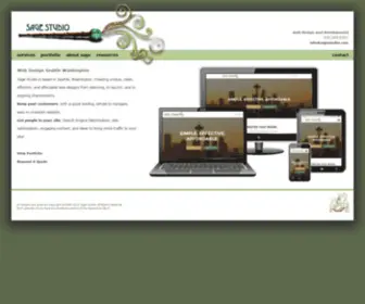 Sagestudio.com(Sage Studio Website) Screenshot