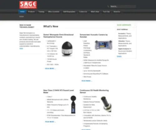 Sagetechnologies.com(Sage Technologies) Screenshot