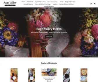 Sagevalleyherbs.com(Bulk Herbs) Screenshot