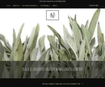 Sagewellnessctr.org(Holistic Health and Wellness Center) Screenshot