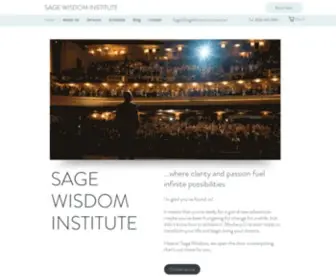 Sagewisdominstitute.com(Sage Wisdom Institute) Screenshot