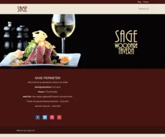 Sagewoodfiretavern.com(Sage Woodfire Tavern Restaurant) Screenshot