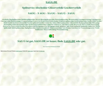 Sagg.de(Spülservice) Screenshot