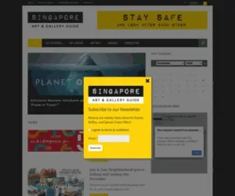 Sagg.info(The Singapore Art & Gallery Guide (SAGG) is the first and most comprehensive guide to visual art in Singapore) Screenshot