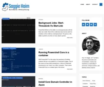 Saggiehaim.net(Automate Everything) Screenshot