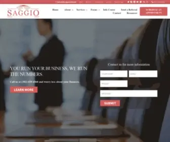 Saggioaccounting.com(Middletown, DE Tax Preparation & Accounting) Screenshot